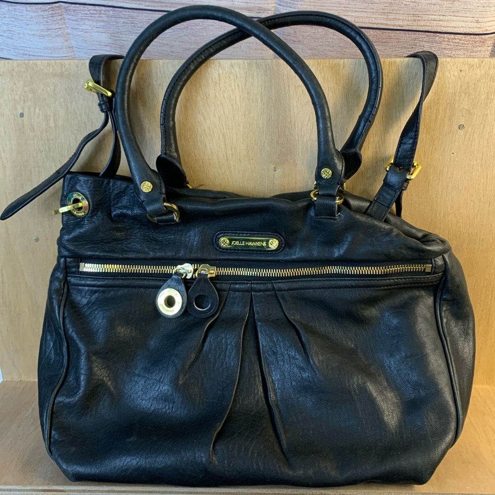 Joelle Hawkens Black Shoulder Bag